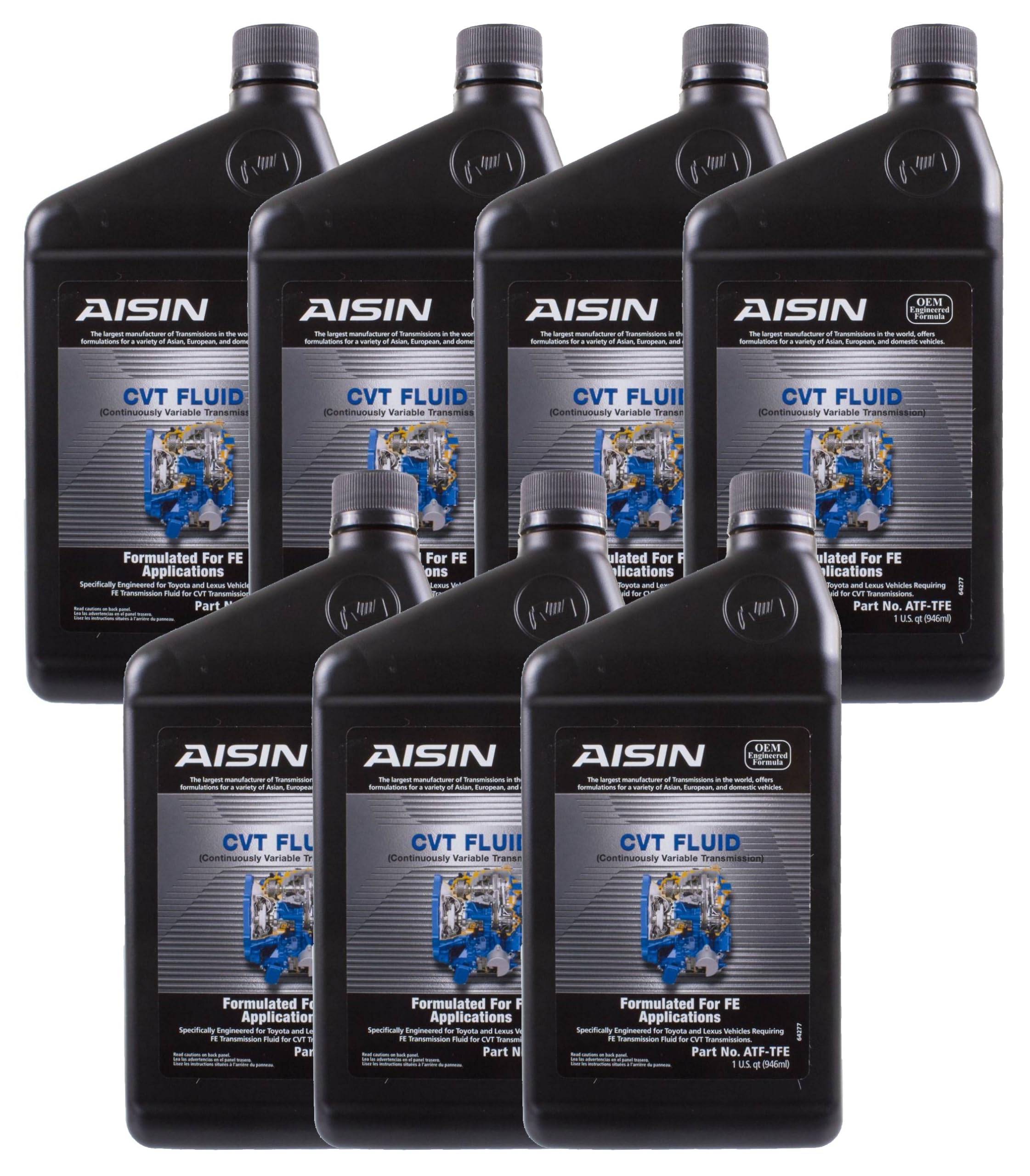 Amazon.com: Aisin 7 Quart Auto Trans Fluid CVT ATF-TFE for